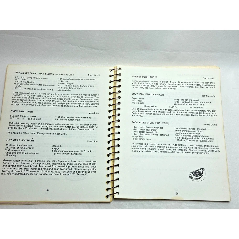 1980s‎ St. Luke's United Methodist Church 1984 Spiral Cookbook KCMO Kansas City